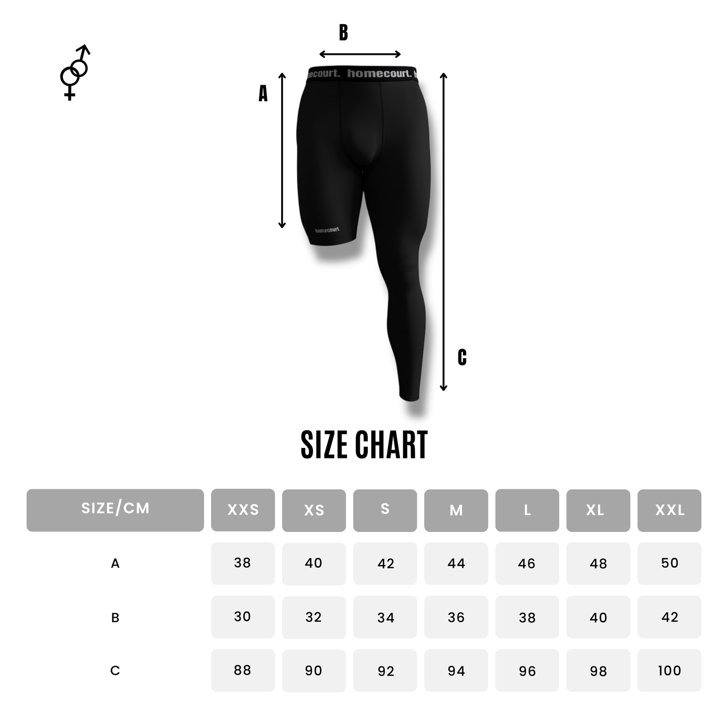 Single leg tights